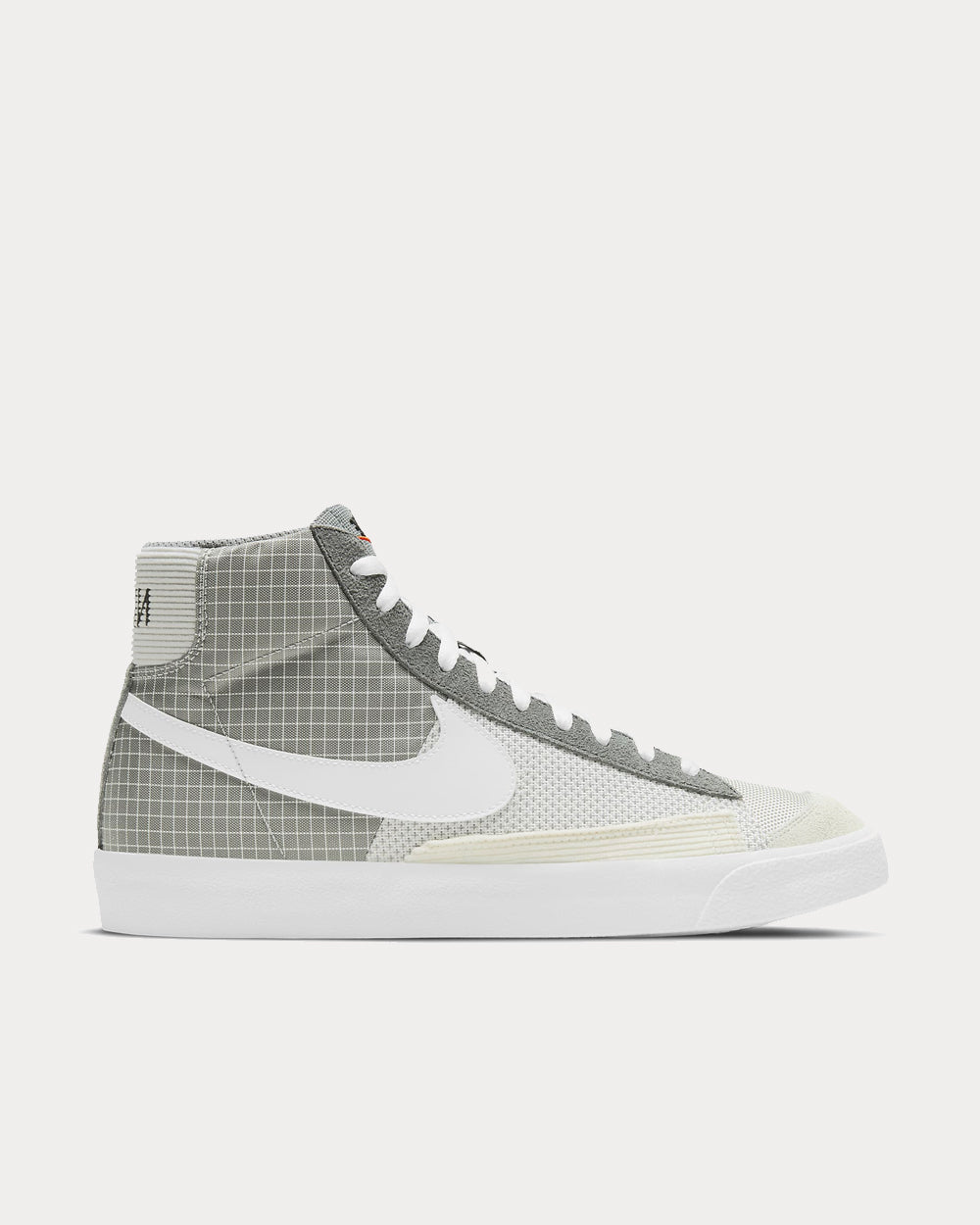 Nike Blazer Mid '77 Patch Smoke Grey High Top Sneakers - 1