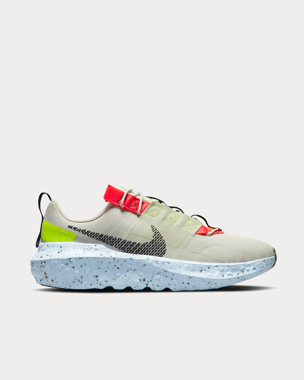 Nike Crater Impact Light Bone / Stone / Bright Crimson / Black Low Top Sneakers - 1