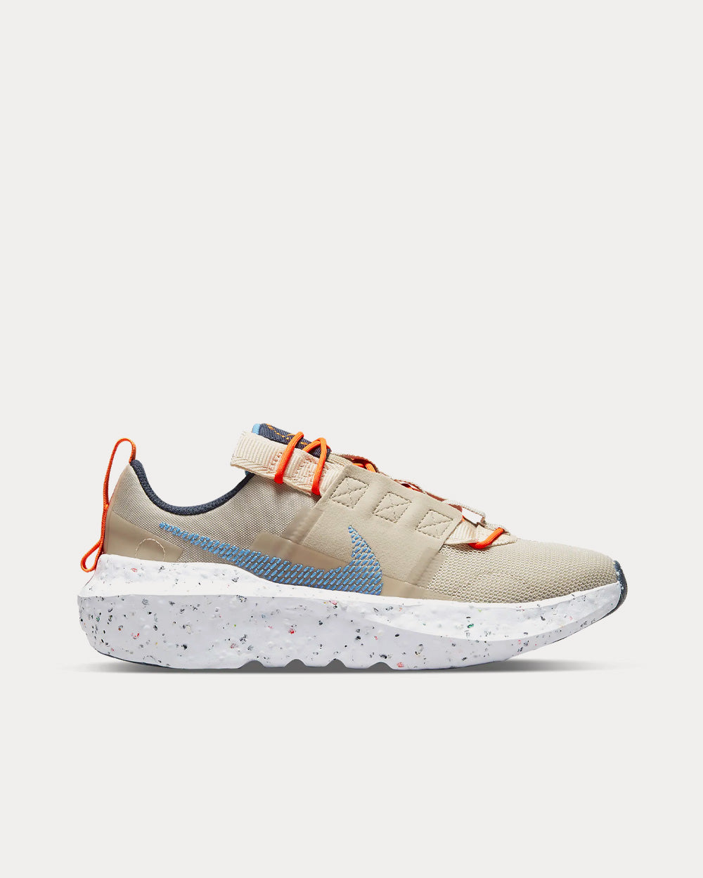 Nike Crater Impact Cream II / Pearl White / Dark Beetroot / Light Photo Blue Low Top Sneakers - 1