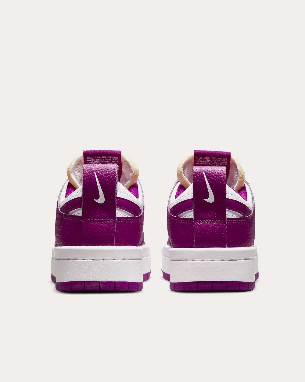 Nike Dunk Disrupt White / Red Plum Low Top Sneakers - 4