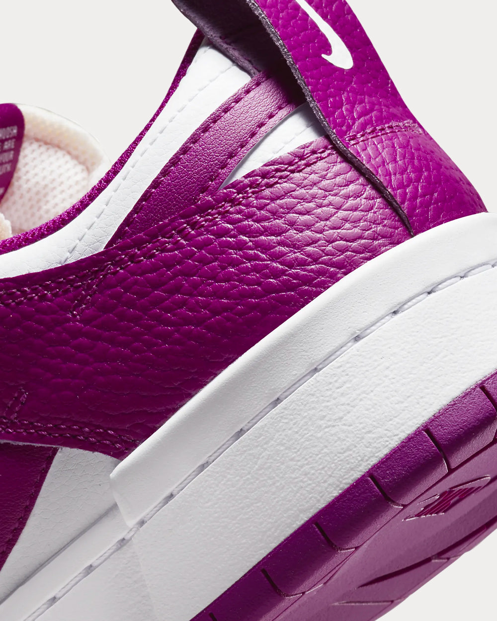 Nike Dunk Disrupt White / Red Plum Low Top Sneakers - 6