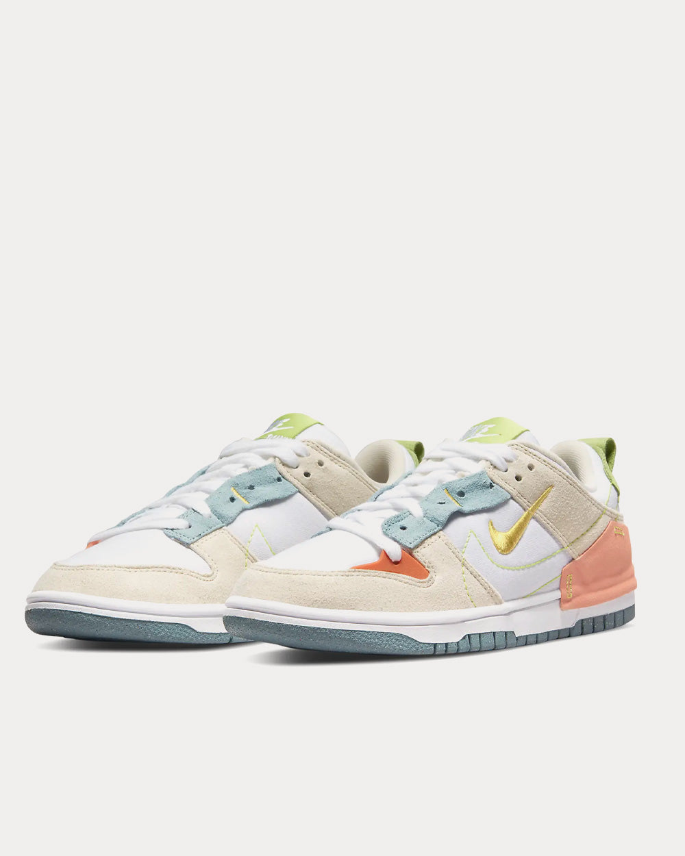 Nike Dunk Disrupt 2 White / Light Madder Root / Ocean Cube / Celery Low Top Sneakers - 3