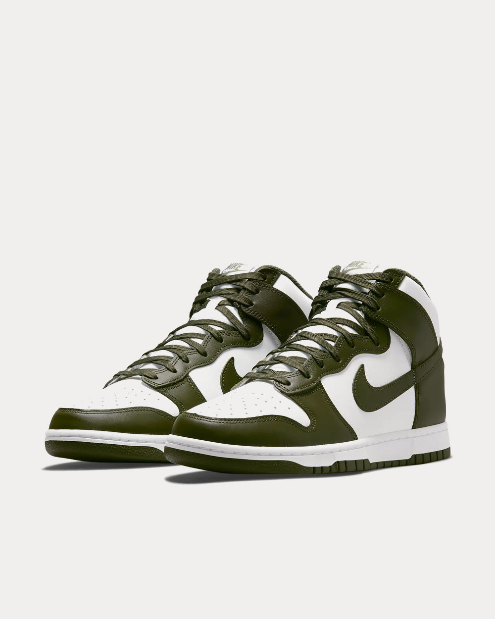 Nike Dunk High Retro White / Cargo Khaki High Top Sneakers - 3