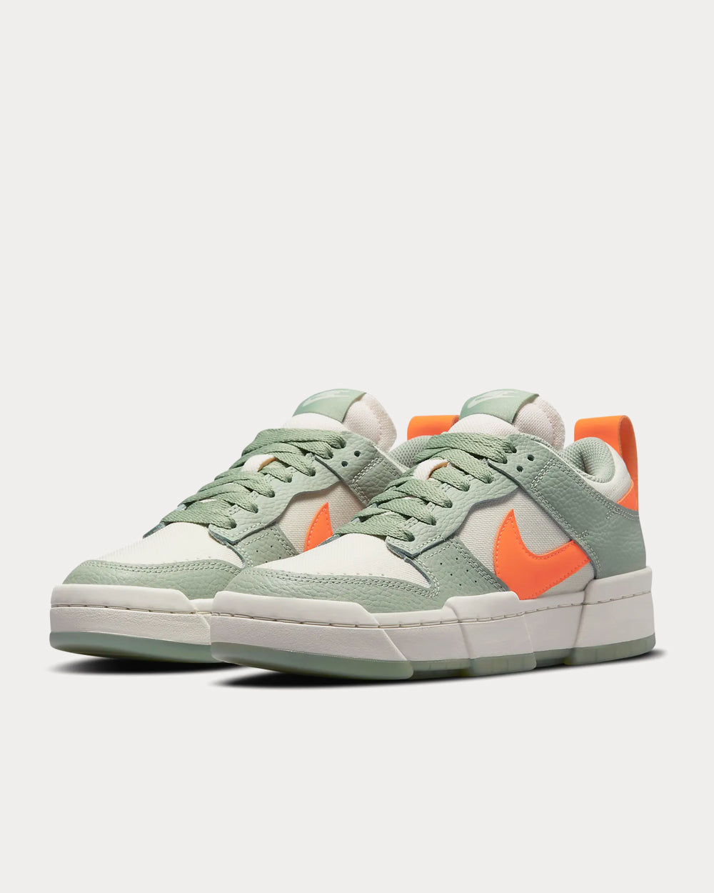 Nike Dunk Low Disrupt Sea Glass / Steam / Sail / Hyper Crimson Low Top Sneakers - 2