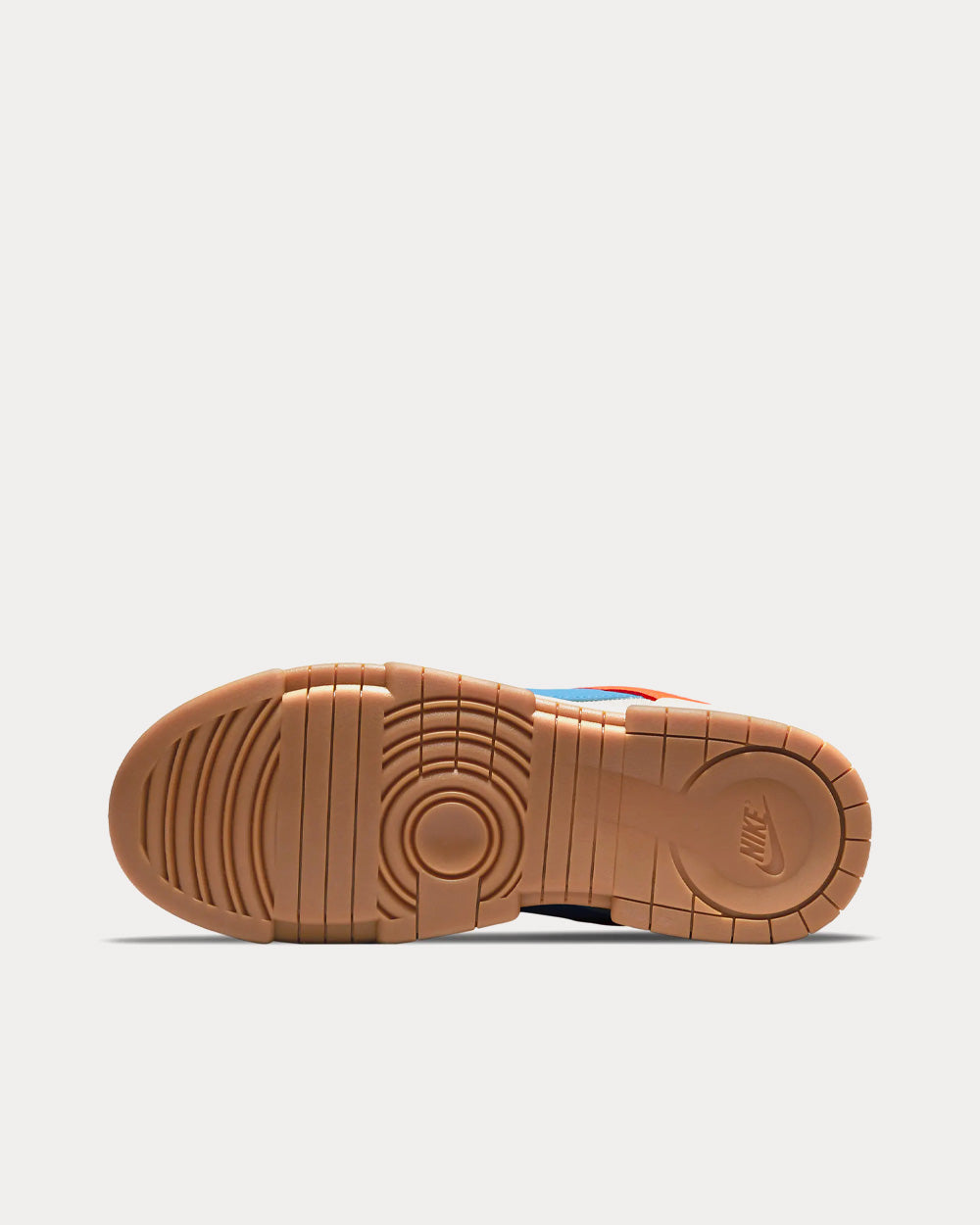 Nike Dunk Low Disrupt Sail / Total Orange / Gum Medium Brown / Light Photo Blue Low Top Sneakers - 5