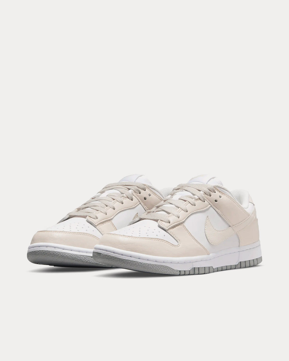 Nike Dunk Low Next Nature White / Light Orewood Brown Low Top Sneakers - 3