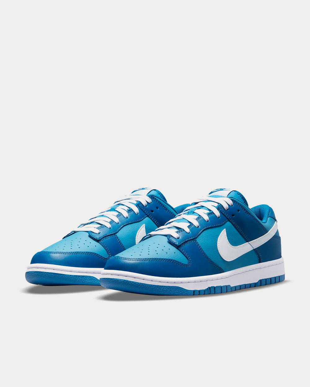 Nike Dunk Low Retro Dark Marina Blue / Dutch Blue / White Low Top Sneakers - 3