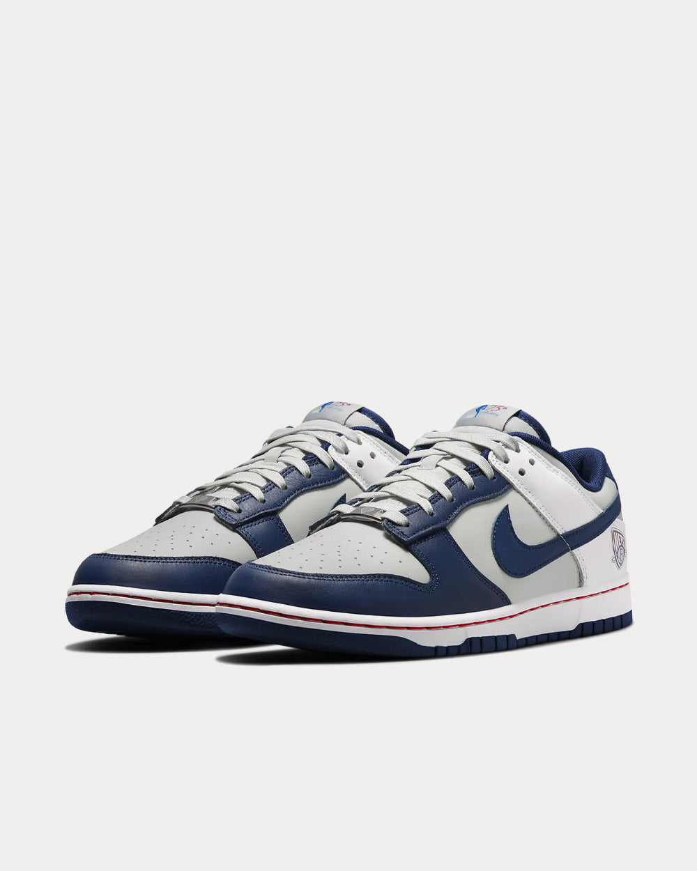 Nike Dunk Low Retro 'Diamond Anniversary' Grey Fog / White / Blue Void / Blue Void Low Top Sneakers - 3