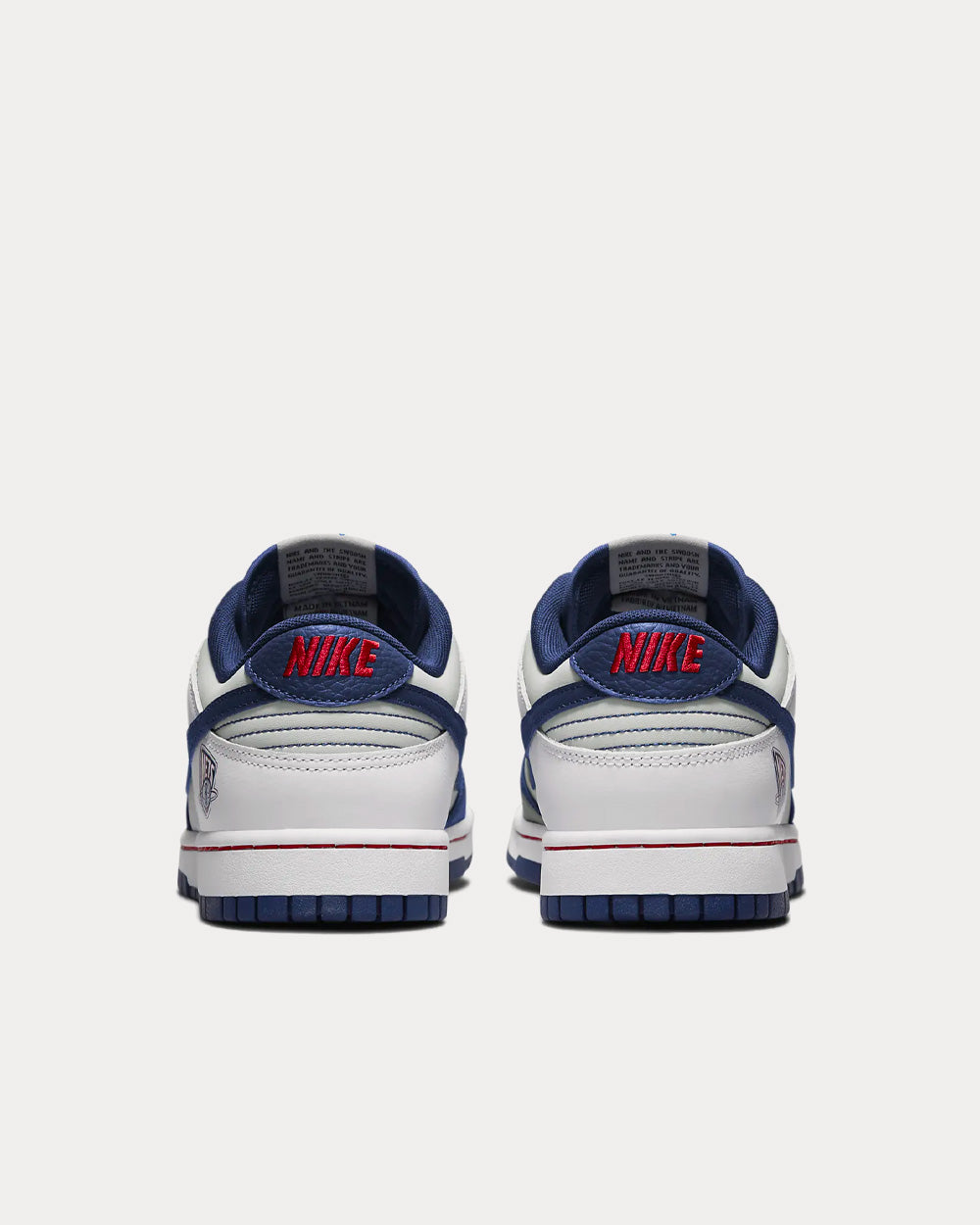 Nike Dunk Low Retro 'Diamond Anniversary' Grey Fog / White / Blue Void / Blue Void Low Top Sneakers - 4