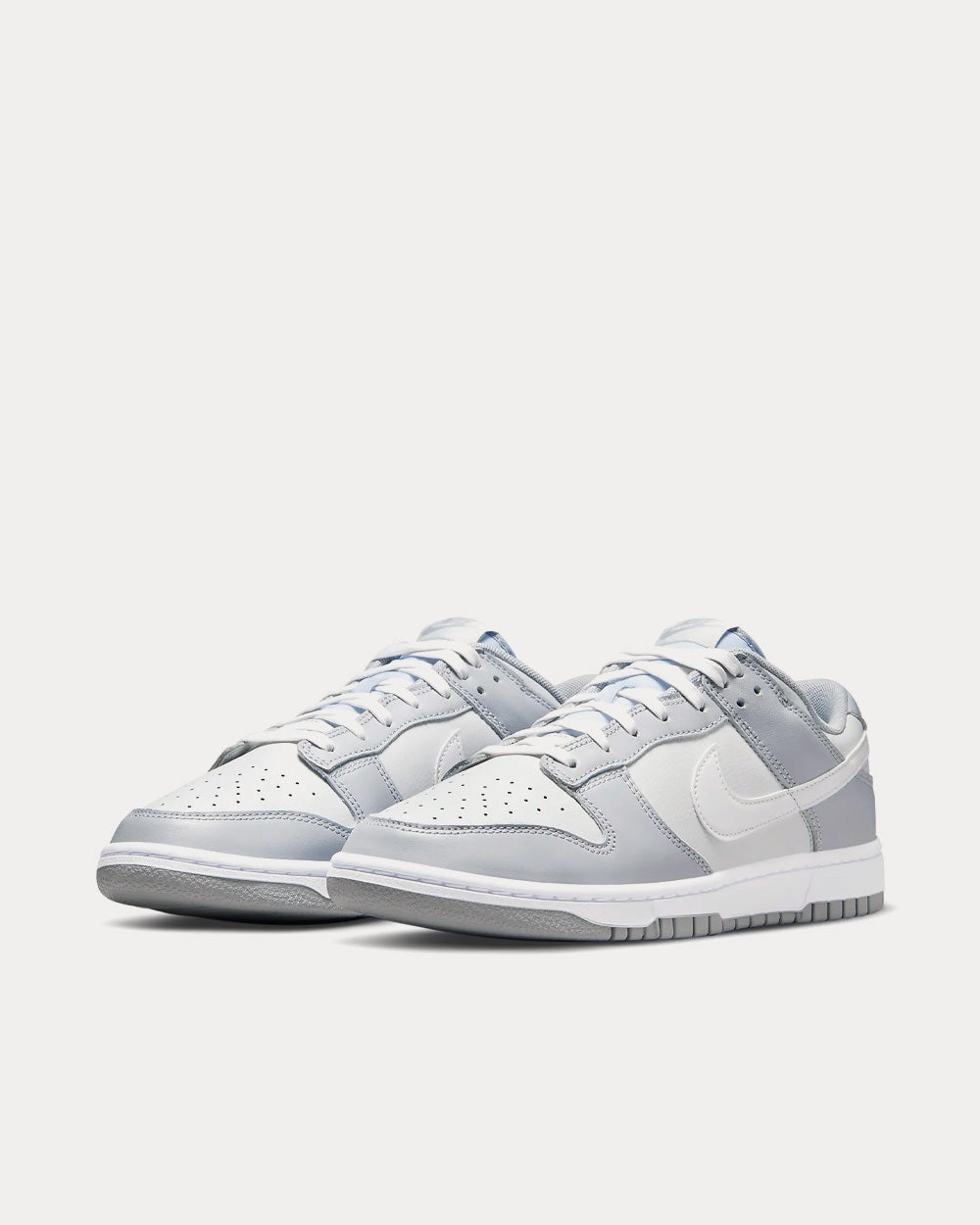 Nike Dunk Low Retro 'Two Tone Grey' Pure Platinum / Wolf Grey / White Low Top Sneakers - 3