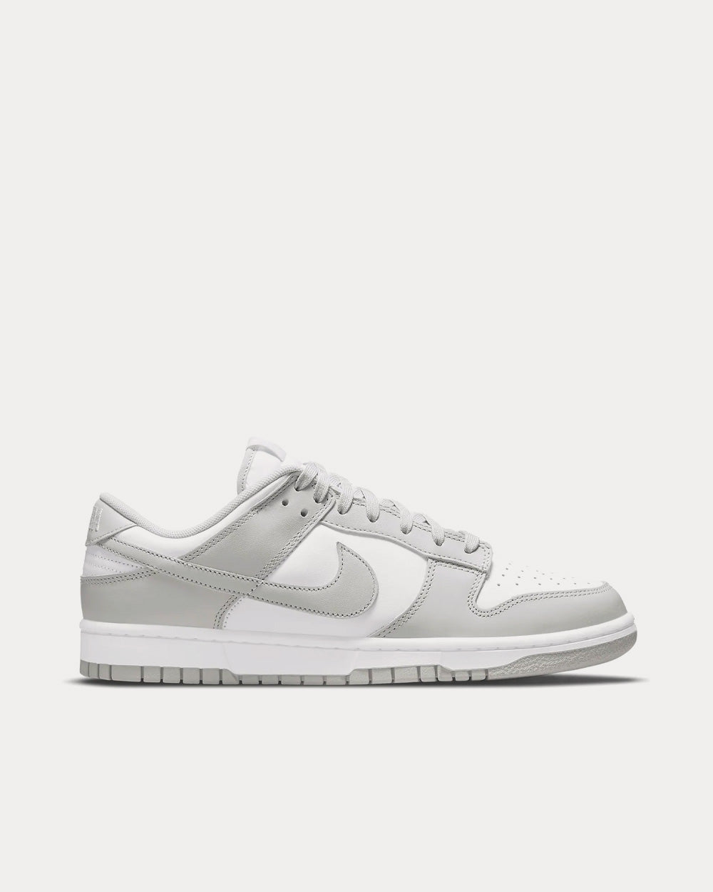 Nike Dunk Low Retro White / Grey Fog Low Top Sneakers - 1