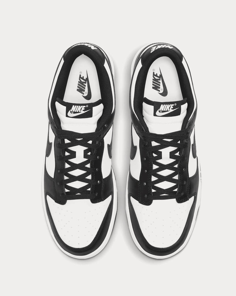 Nike Dunk Low Retro White / White / Black Low Top Sneakers - Sneak