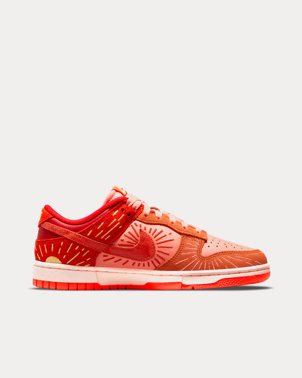 Nike Dunk Low Team Orange / Crimson Bliss Low Top Sneakers - 1