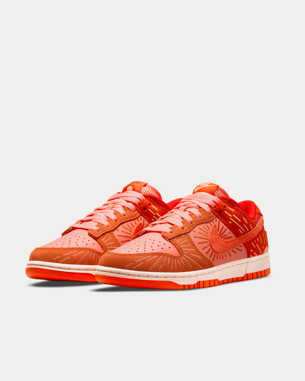 Nike Dunk Low Team Orange / Crimson Bliss Low Top Sneakers - 3