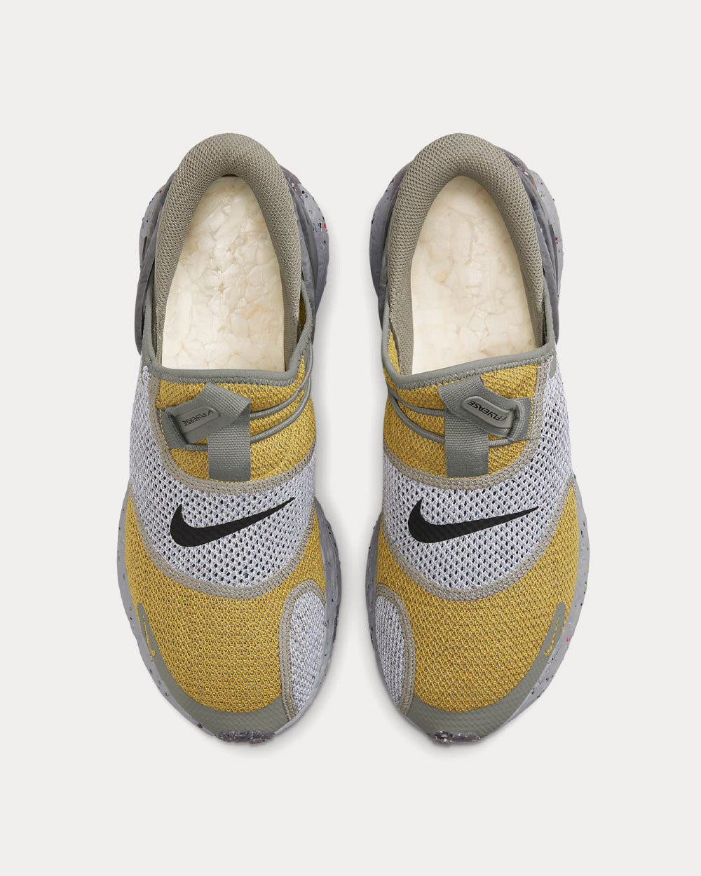 Nike Glide FlyEase Mineral Yellow / Neutral Grey / Particle Grey / Black Slip On Sneakers - 2