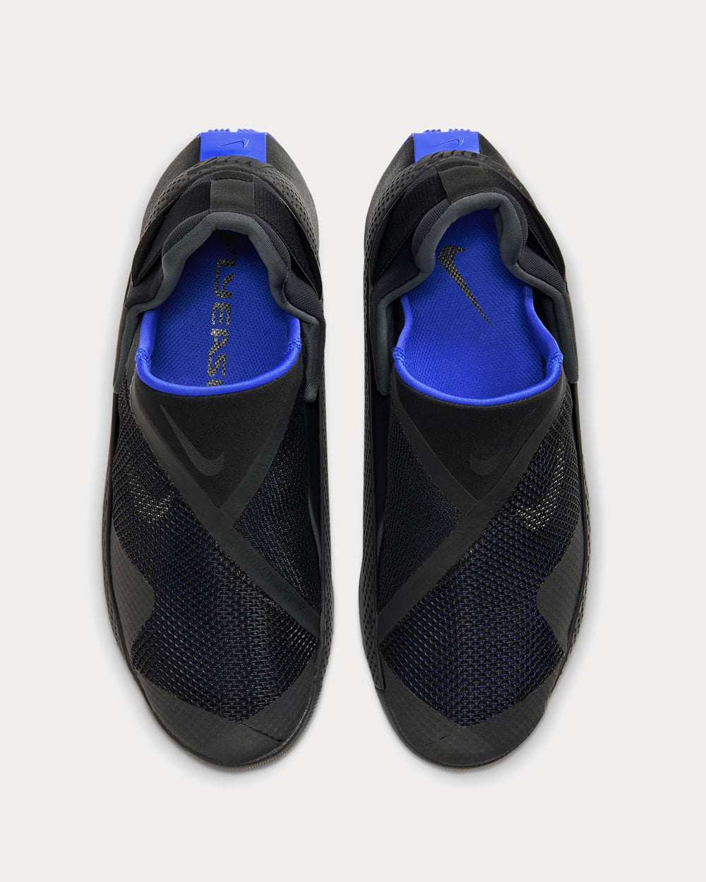 Nike Go FlyEase Black/Anthracite/Racer Blue/White Low Top Sneakers - 4