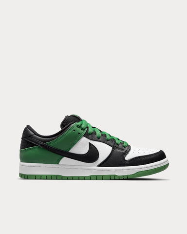 Nike SB Dunk Low Pro Classic Green / White / Black Low Top Sneakers