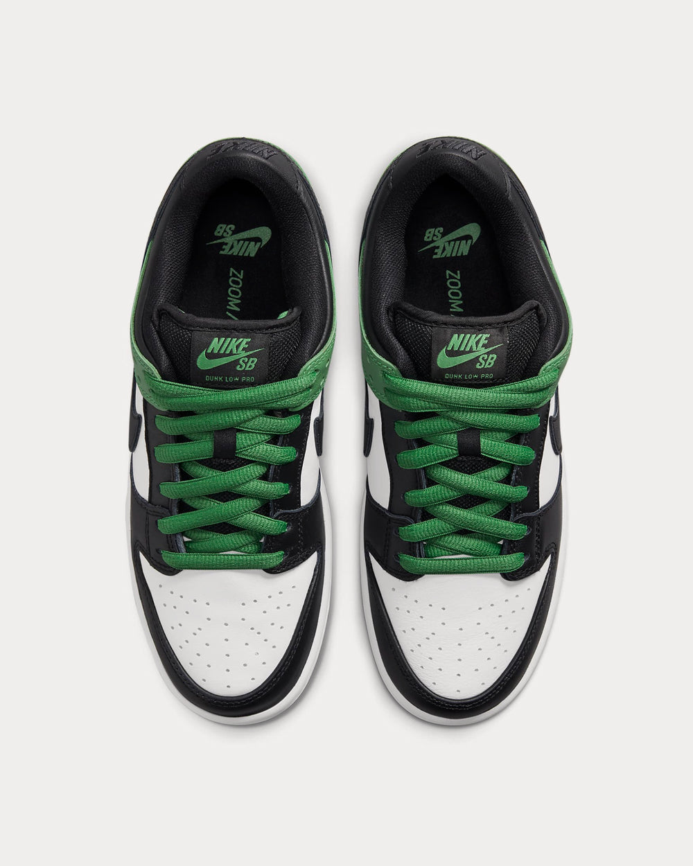 Nike SB Dunk Low Pro Classic Green / White / Black Low Top Sneakers - Sneak  in Peace