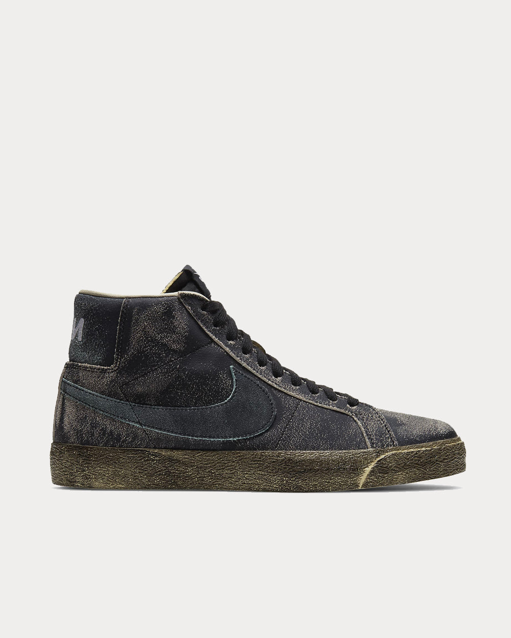 Nike SB Zoom Blazer Mid Premium Black/Coconut Milk/Light Dew/Light Dew High Top Sneakers - 1