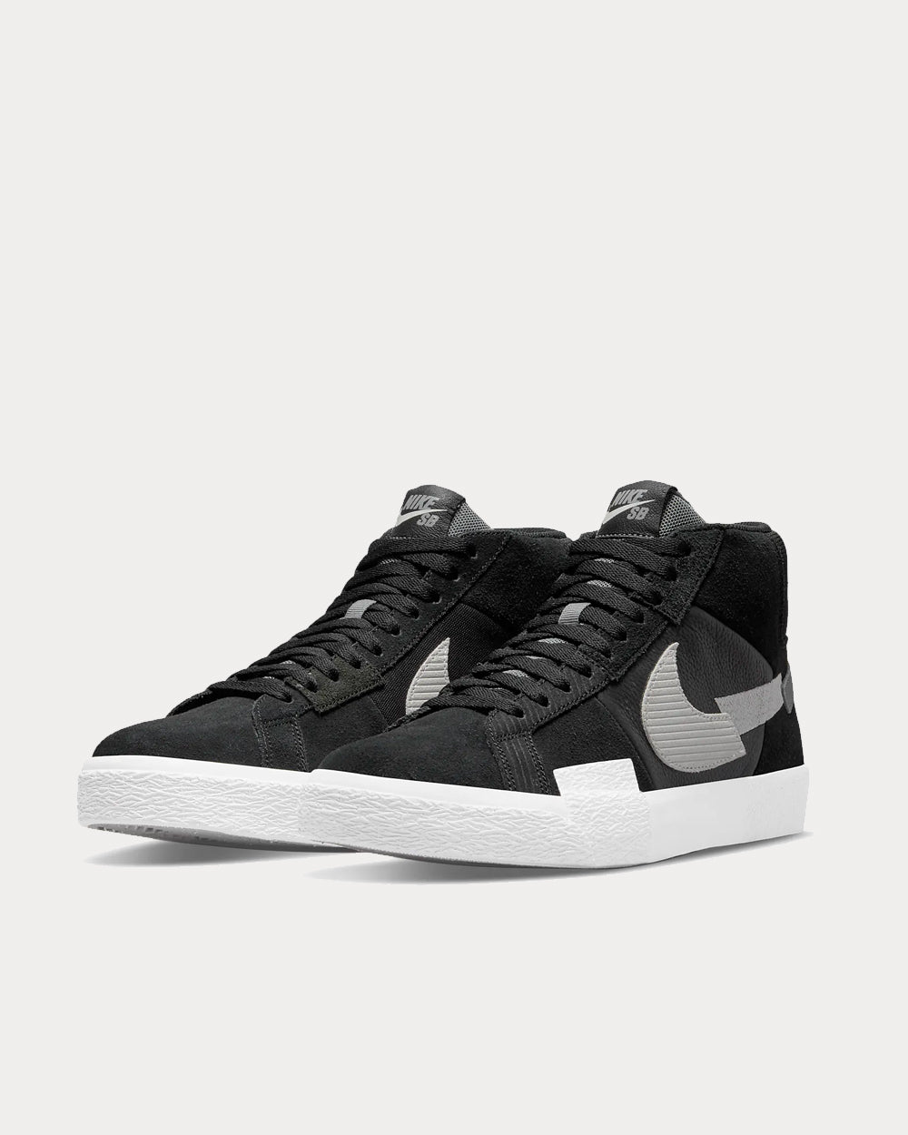 Nike SB Zoom Blazer Mid Premium Black / Wolf Grey / Cool Grey / White High Top Sneakers - 2