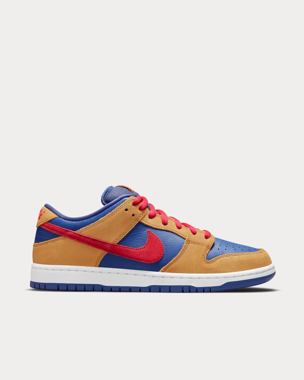 Nike SB Dunk Low Pro Wheat / Red / Purple / White Low Top Sneakers - 1