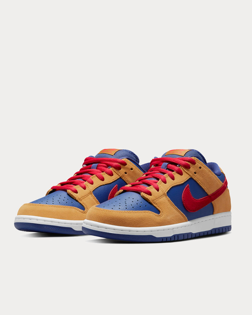Nike SB Dunk Low Pro Wheat / Red / Purple / White Low Top Sneakers ...