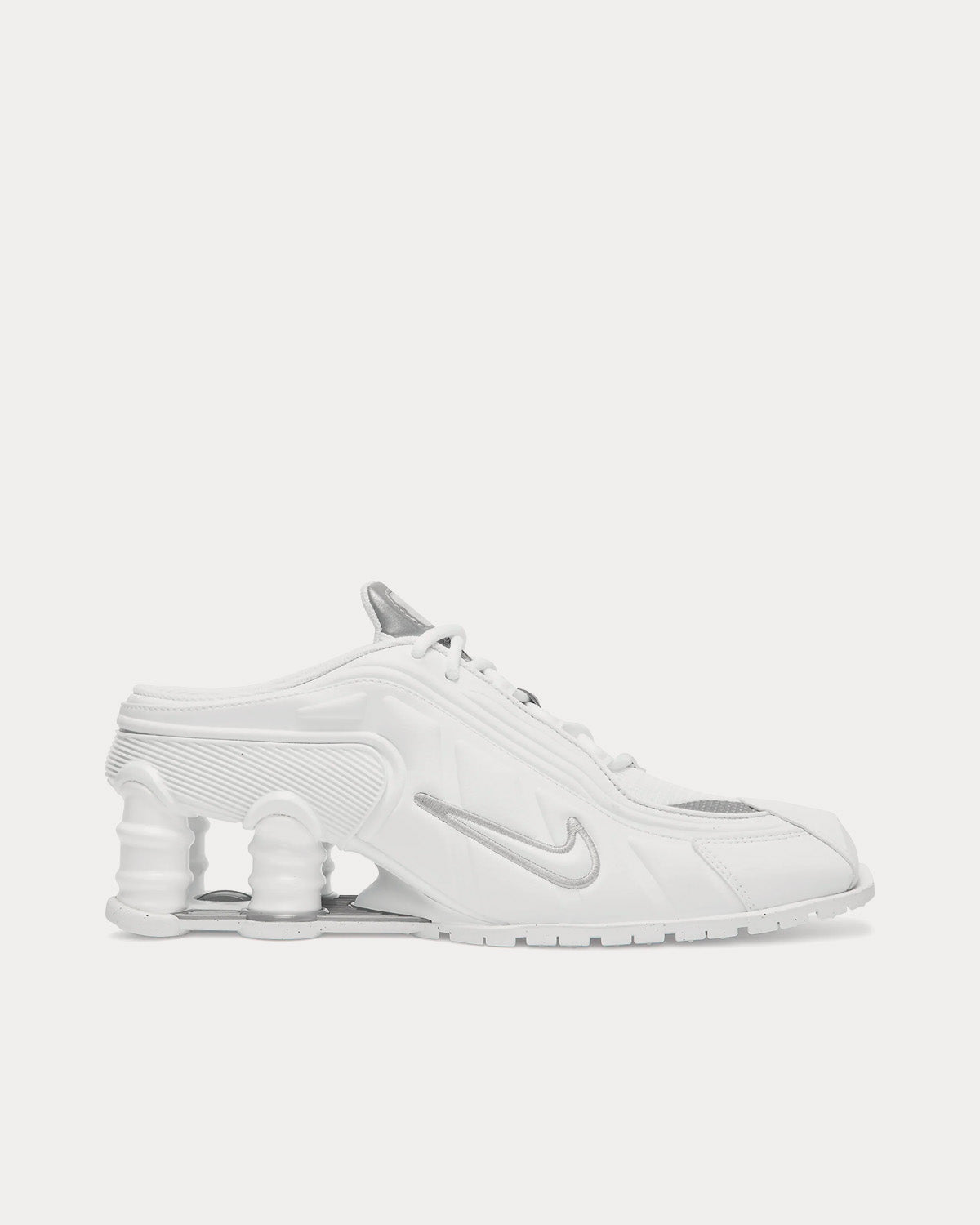 Nike x Martine Rose Shox White Low Top Sneakers Sneak in Peace