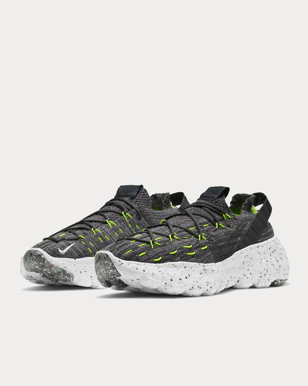 Nike Space Hippie 04 Black/Volt/White/Black Low Top Sneakers - 2