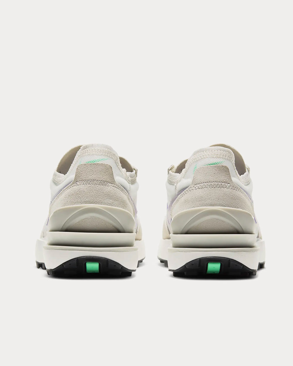 Nike Waffle One Summit White / Light Bone / Green Glow / Infinite Lilac Low Top Sneakers - 4