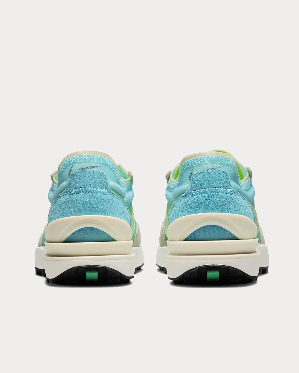 Nike Waffle One Bleached Aqua / Coconut Milk / Sail / Lime Glow Low Top Sneakers - 4