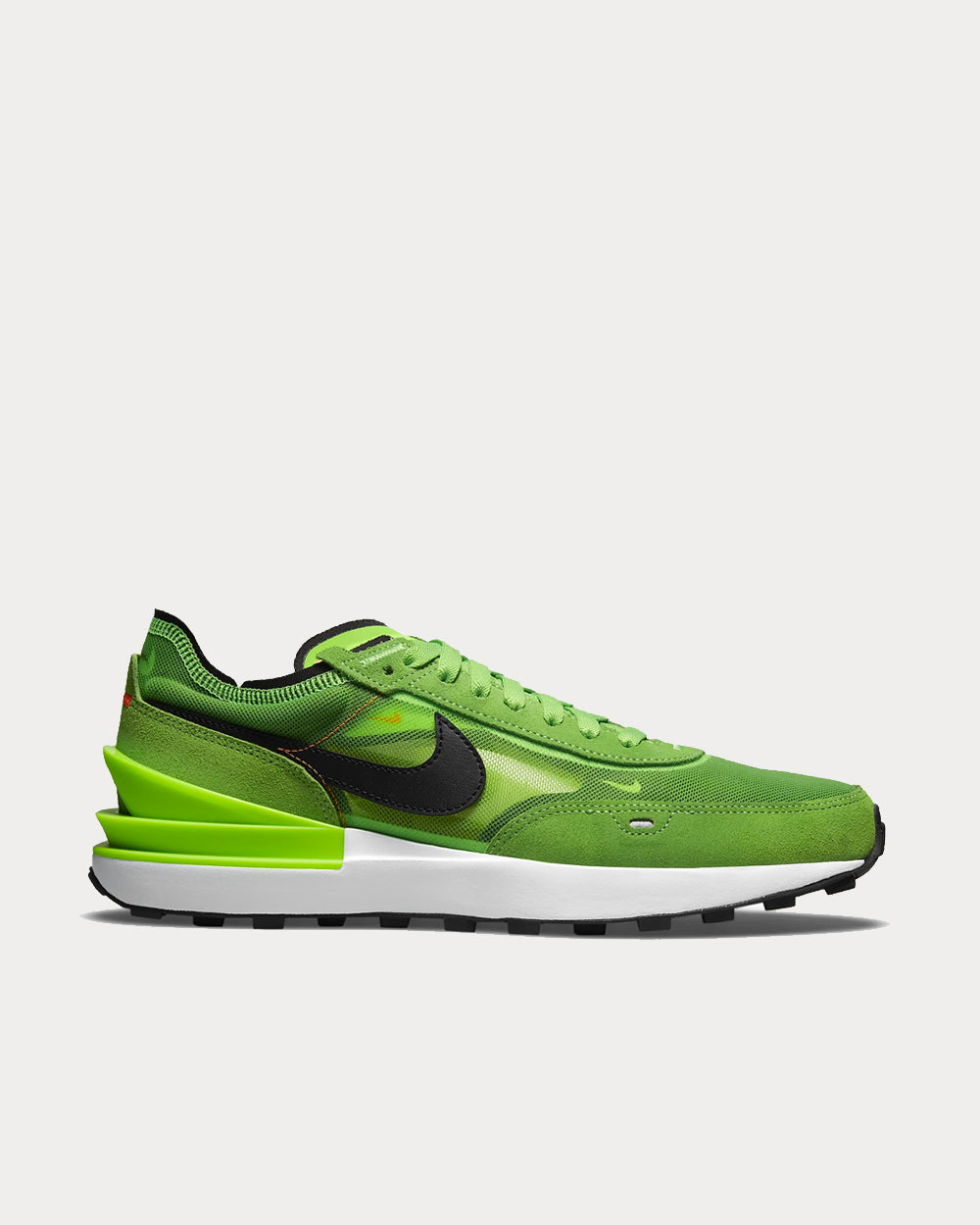 Nike Waffle One Electric Green / Mean Green / Hyper Crimson / Black Low Top Sneakers - 1