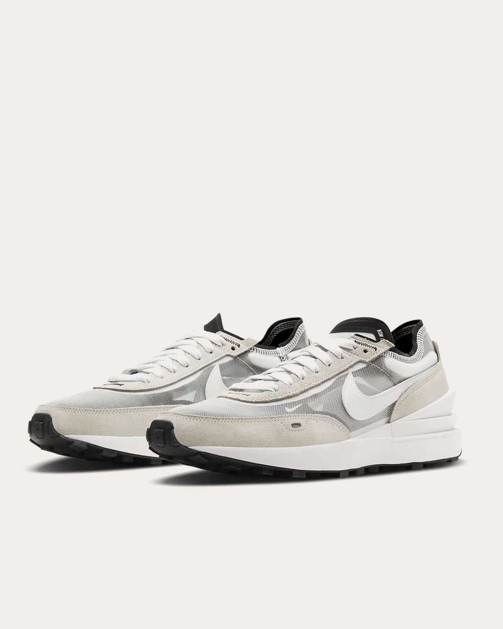 Nike Waffle One Summit White / Black / Orange / White Low Top Sneakers - 2