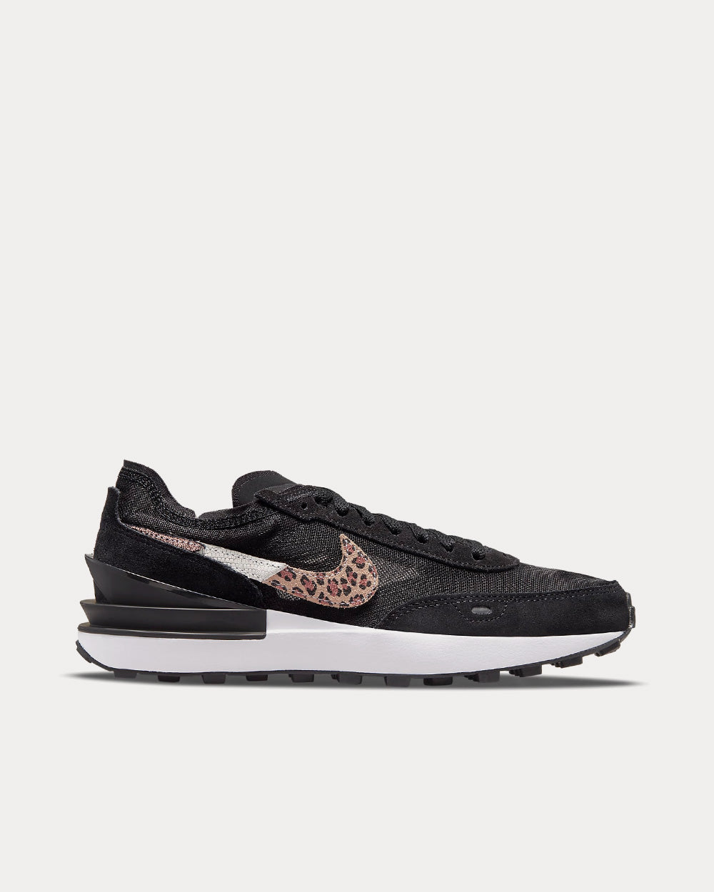 Nike Waffle One SE Black / Black / Multi-Colour Low Top Sneakers - 1