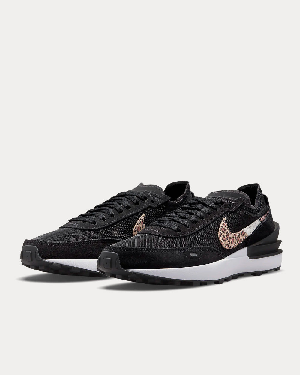 Nike Waffle One SE Black / Black / Multi-Colour Low Top Sneakers - 3