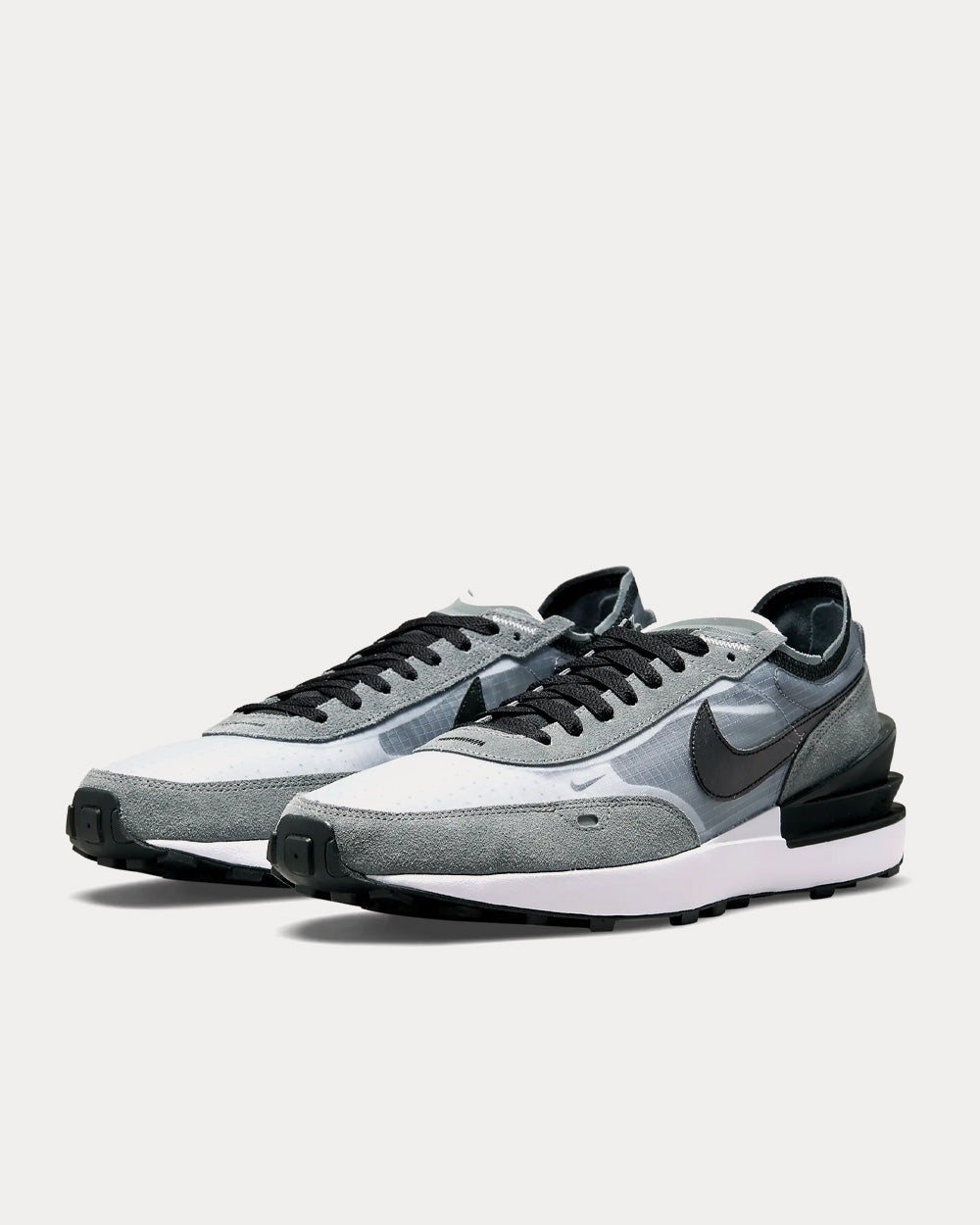 Nike Waffle One SE Cool Grey / White / Wolf Grey / Black Low Top Sneakers - 3