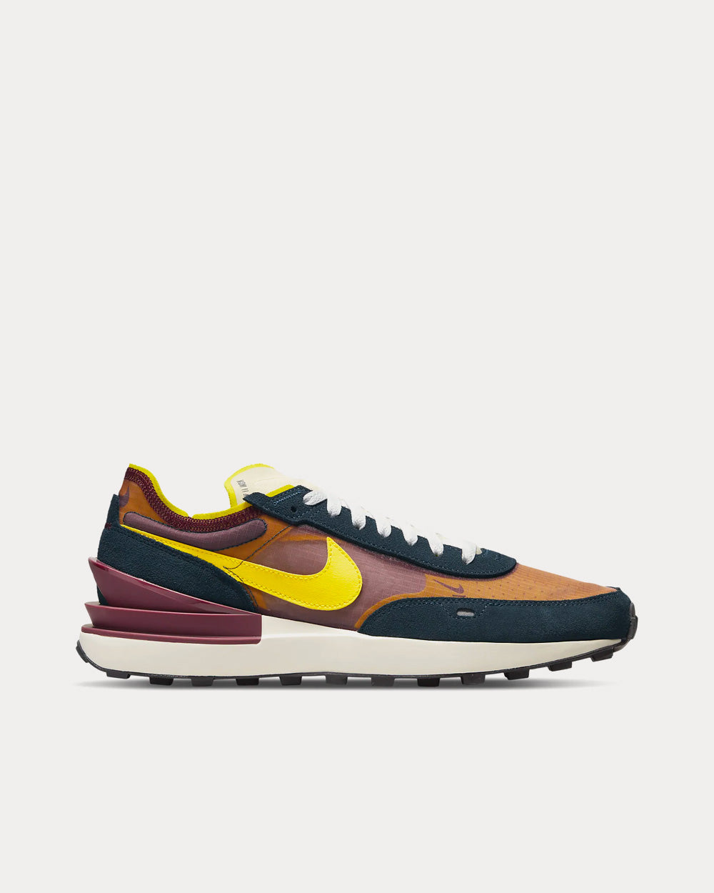 Nike Waffle One Dark Beetroot / Armoury Navy / White / Yellow Strike Low Top Sneakers - 1