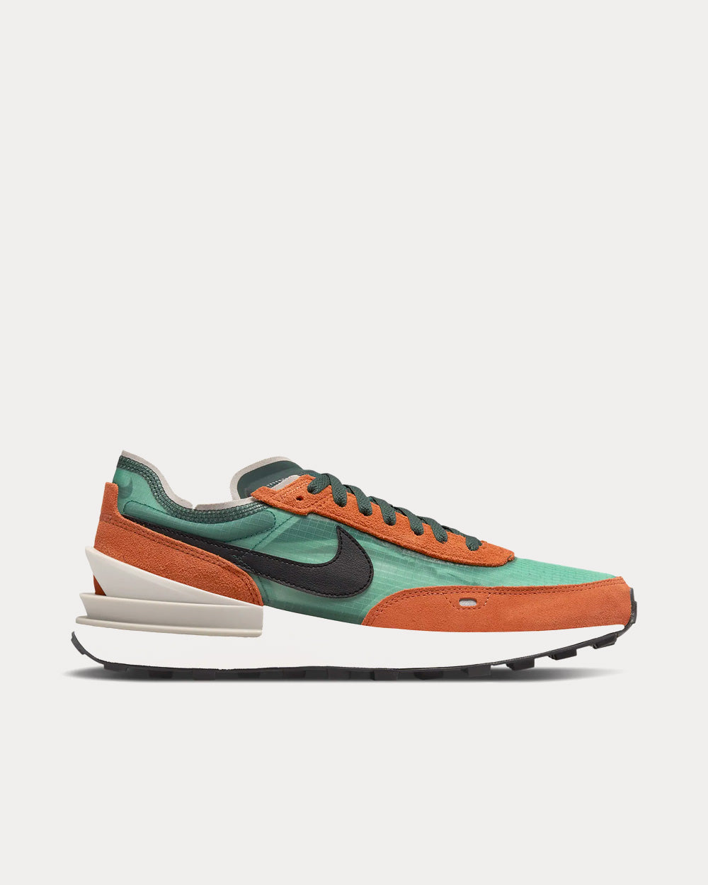 Nike Waffle One SE Pro Green / Rust Oxide / Rush Orange / Black Low Top Sneakers - 1