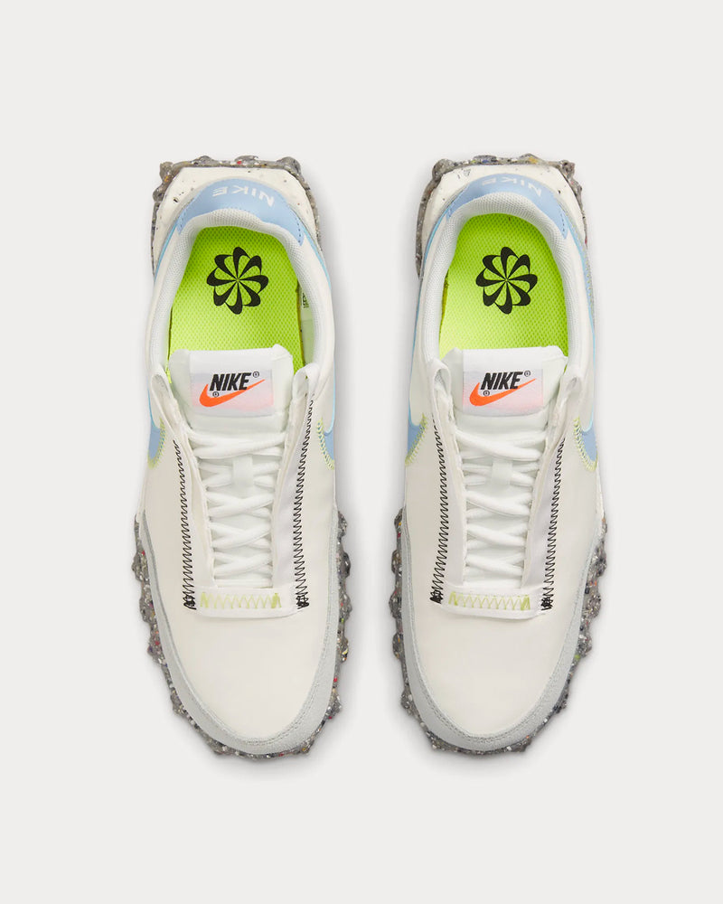 Nike Waffle Racer Summit White / Light Lemon Twist / Photon Dust / Aluminium Low Top Sneakers - 3