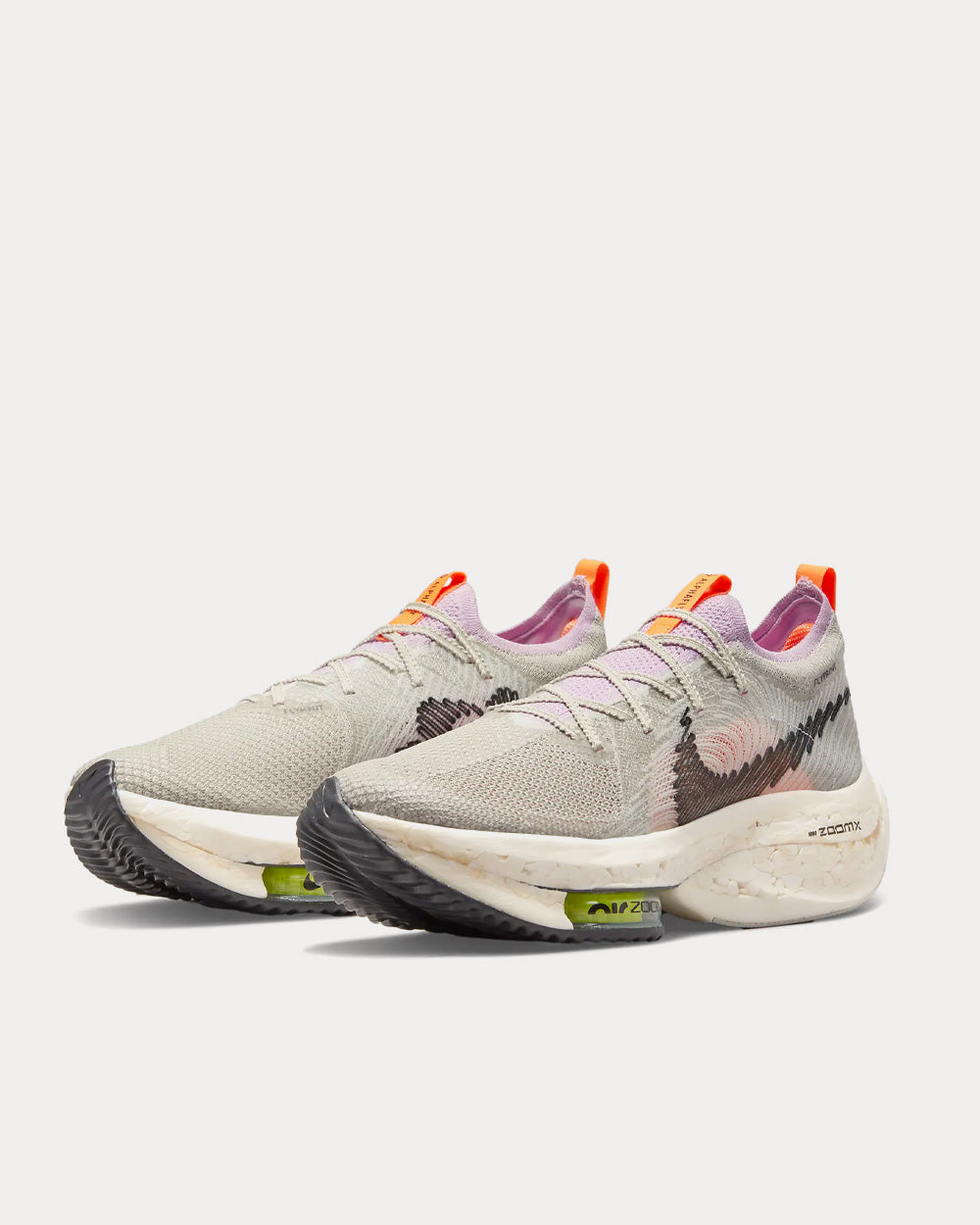 Nike Zoom Alphafly Next Nature Flat Pewter / Light Arctic Pink / Light Cream / Black Running Shoes - 3