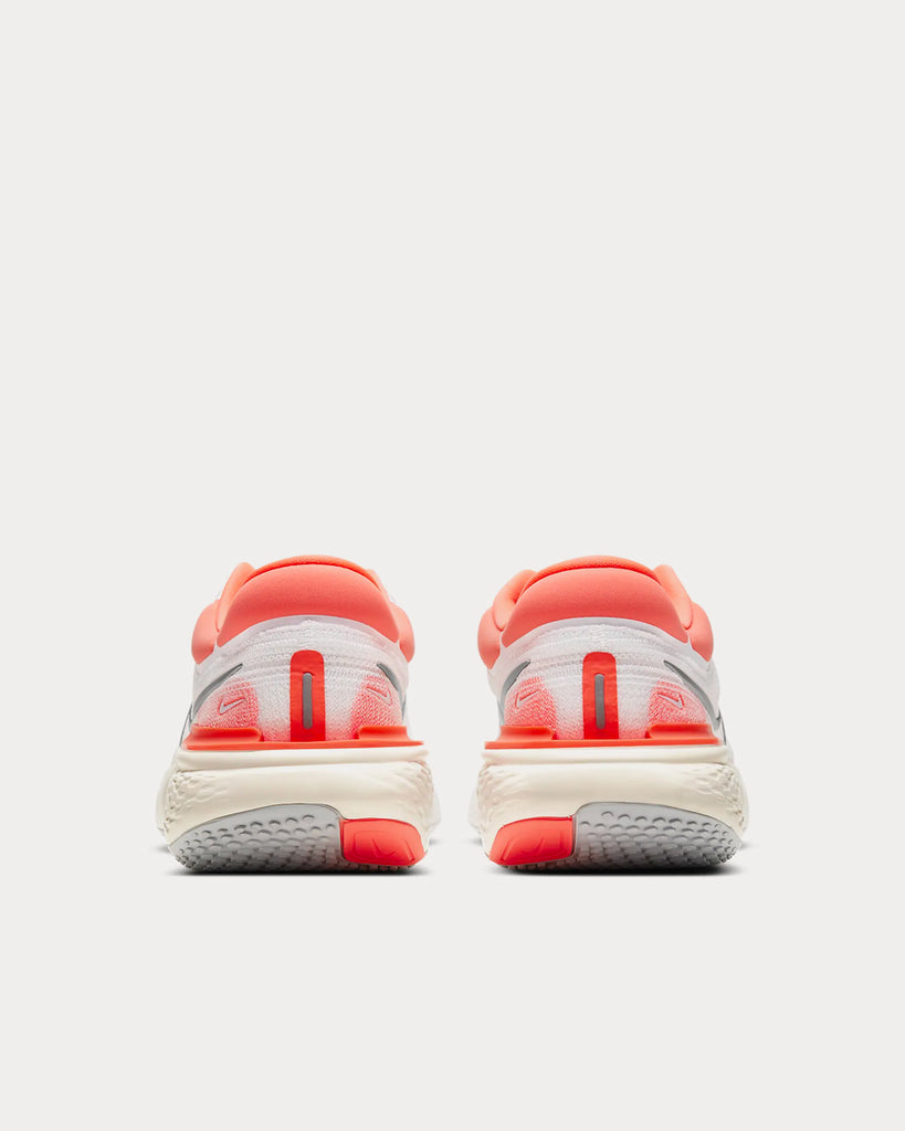 Nike ZoomX Invincible Run Flyknit White/Bright Mango/Grey Running