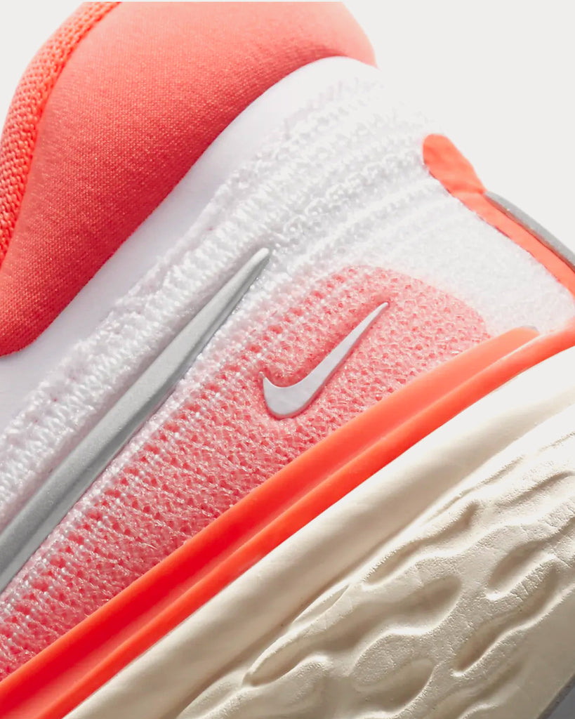 Nike ZoomX Invincible Run Flyknit White/Bright Mango/Grey Running