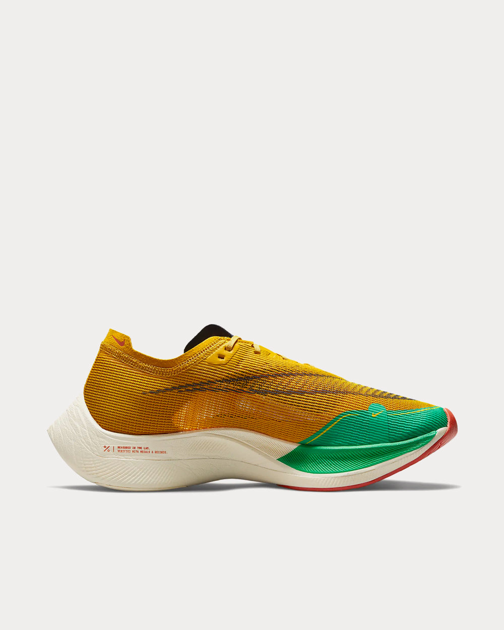 Nike ZoomX Vaporfly NEXT% 2 Dark Sulphur / Stadium Green / Light Sienna / Thunder Blue Running Shoes - 1