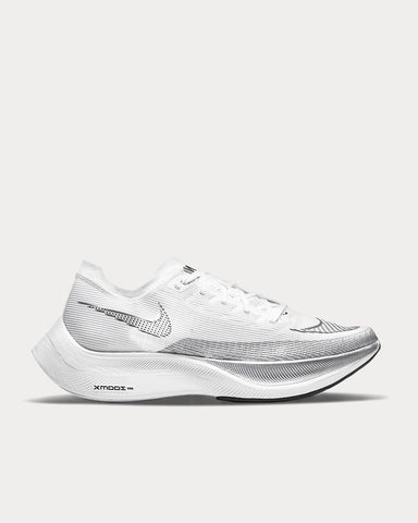 Nike ZoomX Vaporfly Next% 2 White / Metallic Silver / Black Running Shoes