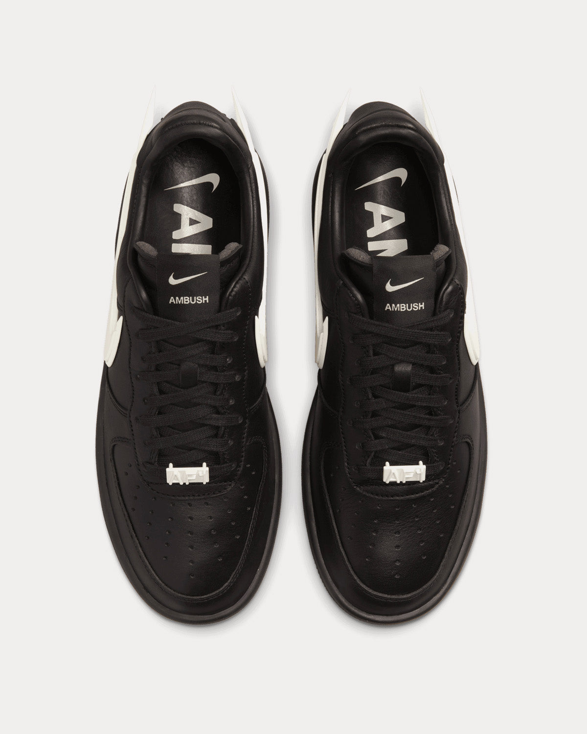 Nike x Ambush Air Force 1 Black Low Top Sneakers Sneak in Peace