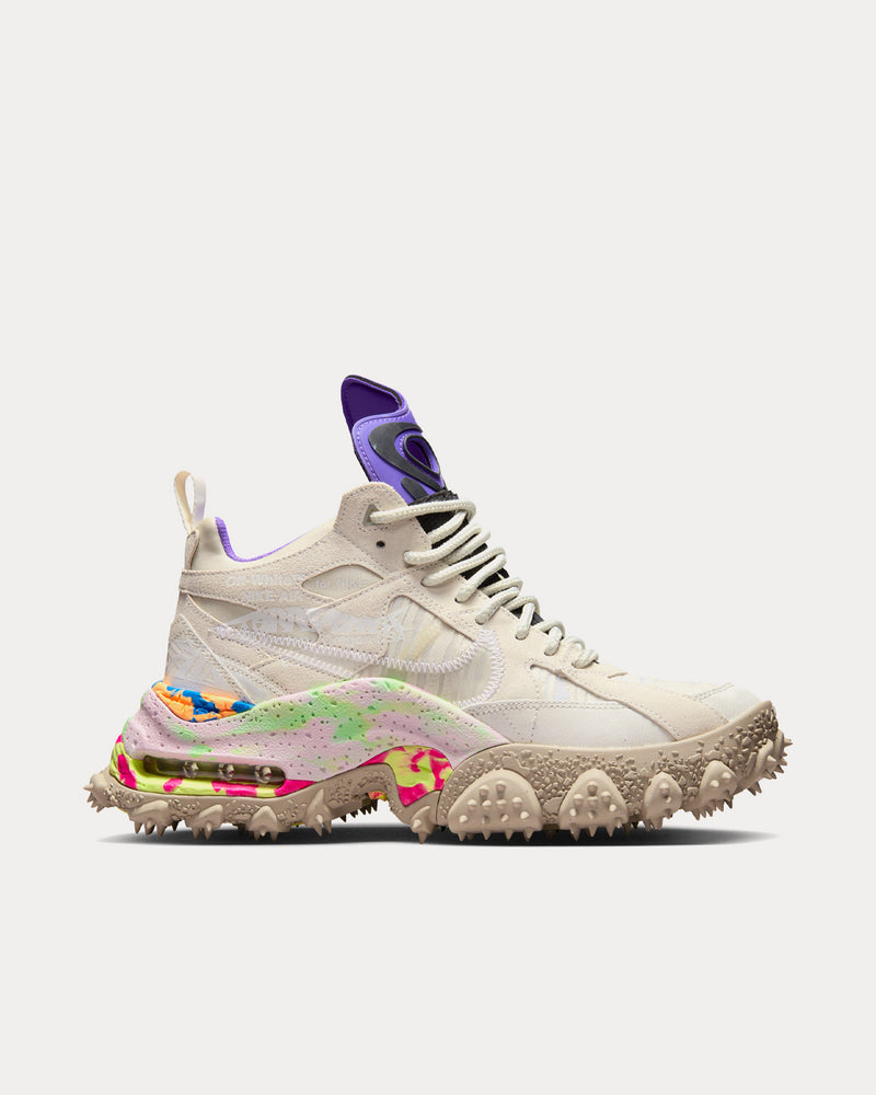 Nike x Off-White Terra Forma Summit White and Psychic Purple Low Top Sneakers - 1