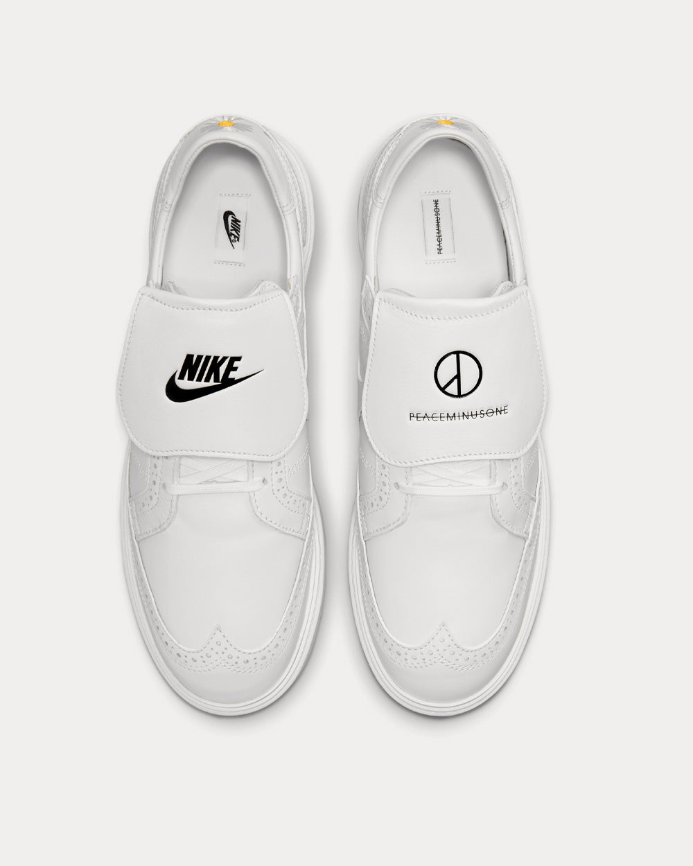 Nike x Peaceminusone x G Dragon Kwondo White Low Top Sneakers - 2