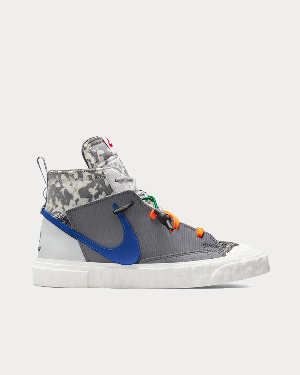 Nike x READY MADE Blazer Mid High Blue & Grey Top Sneakers - 1