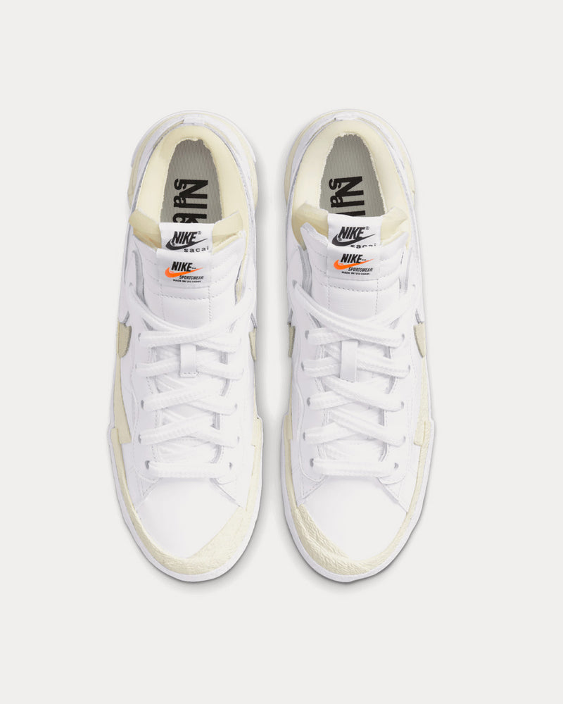 Nike x sacai Blazer Low White / Sail Low Top Sneakers - 2