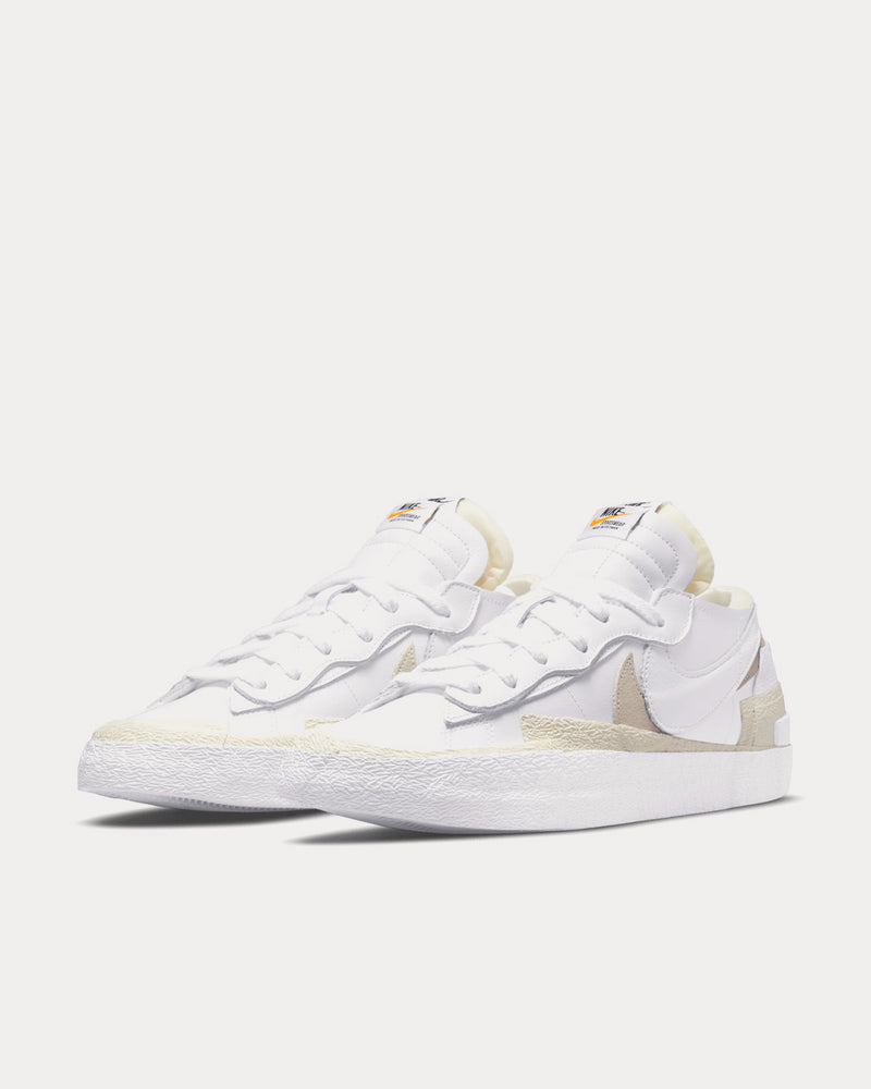 Nike x sacai Blazer Low White / Sail Low Top Sneakers - 3