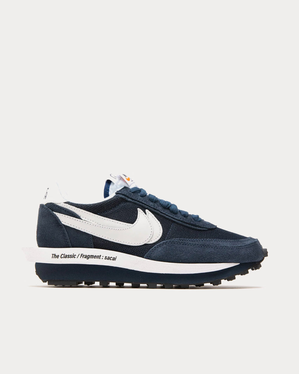 Nike x sacai x Fragment LDWaffle Blue Void / White / Obsidian Low Top Sneakers - 1